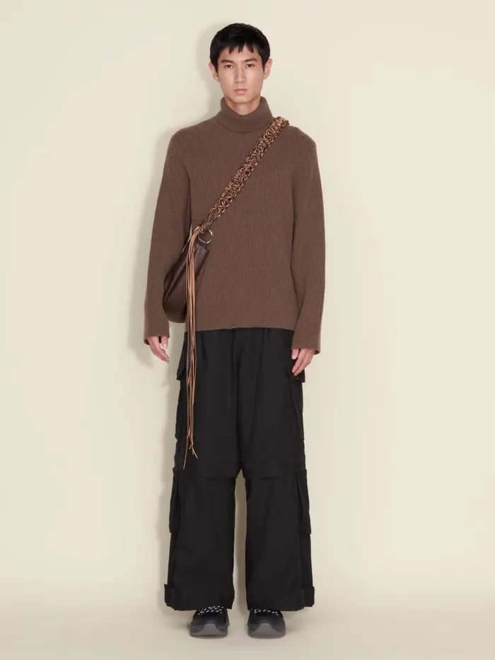 Knitwear Men Holzweiler Tony Turtle Brown
