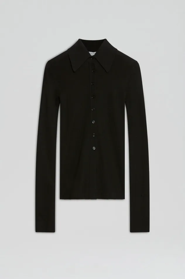 Knitwear Scanlan Theodore Women BABYWOOL CARDIGAN BLACK ALL