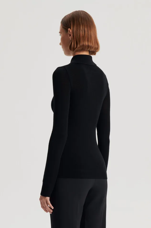 Knitwear Scanlan Theodore Women BABYWOOL CARDIGAN BLACK ALL