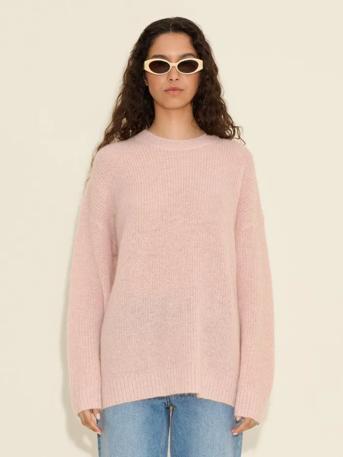 Knitwear Women Holzweiler Sande Knit Sweater Lt Pink
