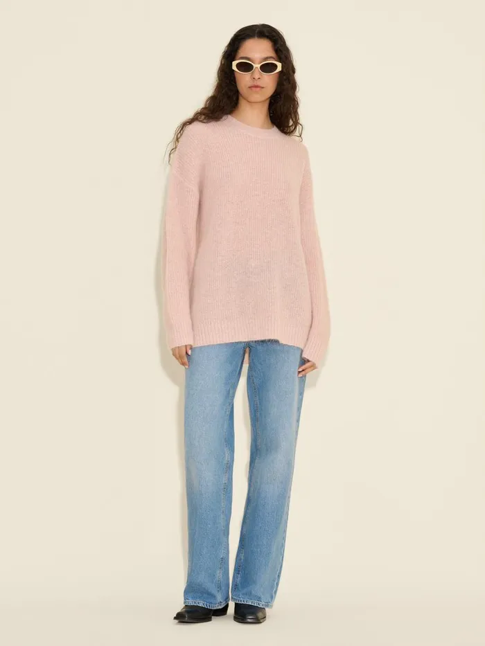 Knitwear Women Holzweiler Sande Knit Sweater Lt Pink
