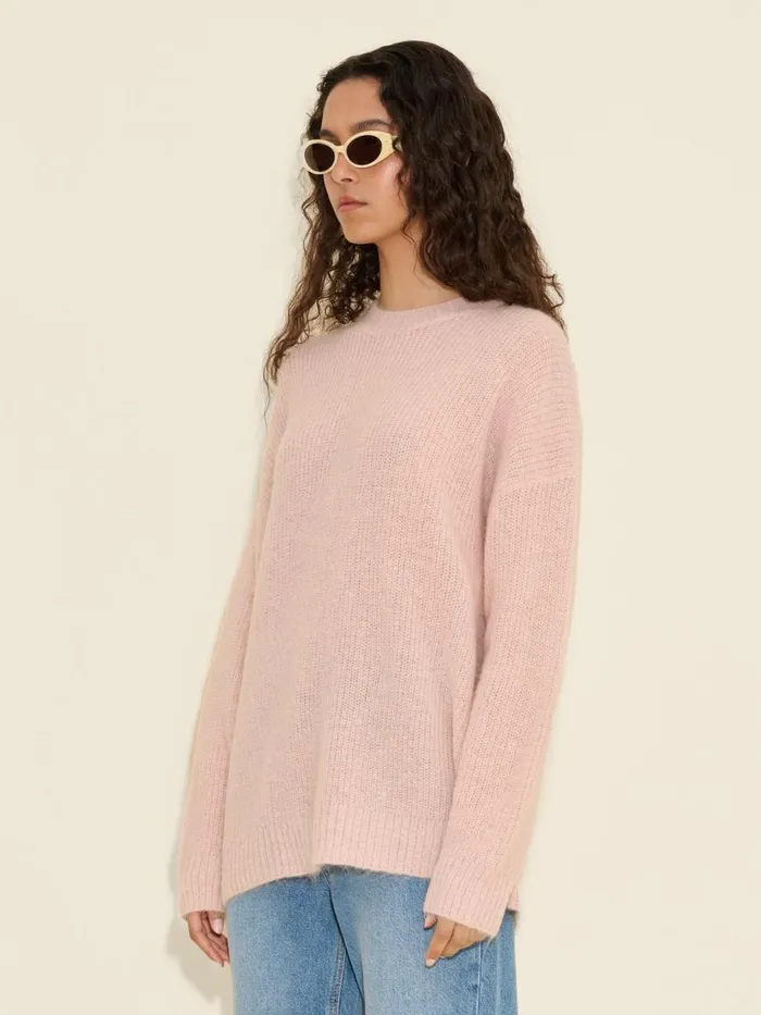 Knitwear Women Holzweiler Sande Knit Sweater Lt Pink