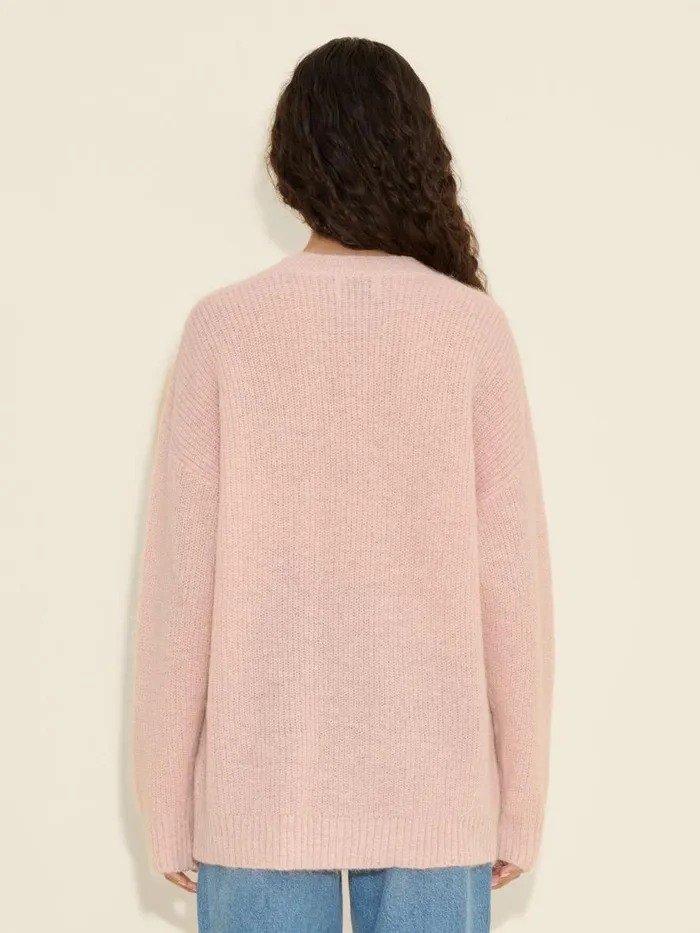 Knitwear Women Holzweiler Sande Knit Sweater Lt Pink