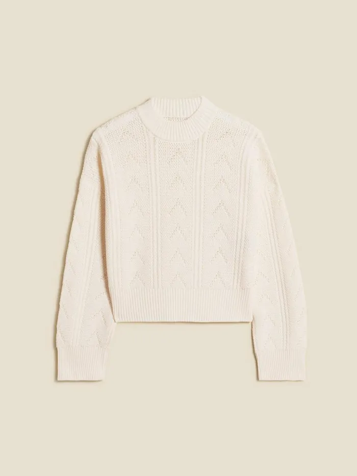 Knitwear Women Holzweiler Serena Knit Sweater White