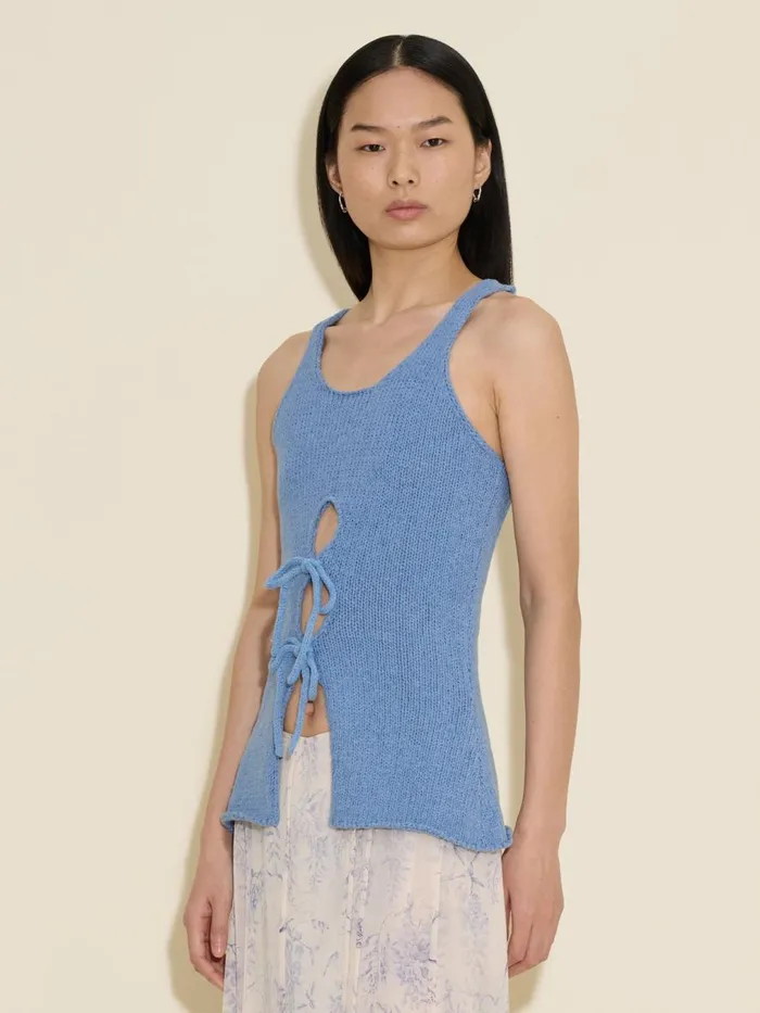 Knitwear Women Holzweiler Wou Knit Singlet Lt Blue