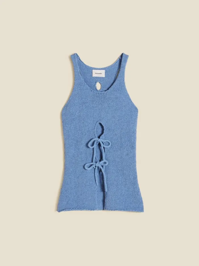 Knitwear Women Holzweiler Wou Knit Singlet Lt Blue