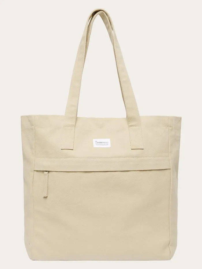 KnowledgeCotton Apparel Accessories Canvas Tote Bag GOTSVegan Light Feather Gray 8211 Men KnowledgeCotton Apparel Accessories Canvas Tote Bag GOTSVegan Light Feather Gray 8211 Men