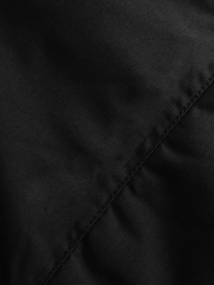 KnowledgeCotton Apparel Jackets And Vests APEX CANVAS Long Padded Coat Black Jet 8211 Men KnowledgeCotton Apparel Jackets And Vests APEX CANVAS Long Padded Coat Black Jet 8211 Men