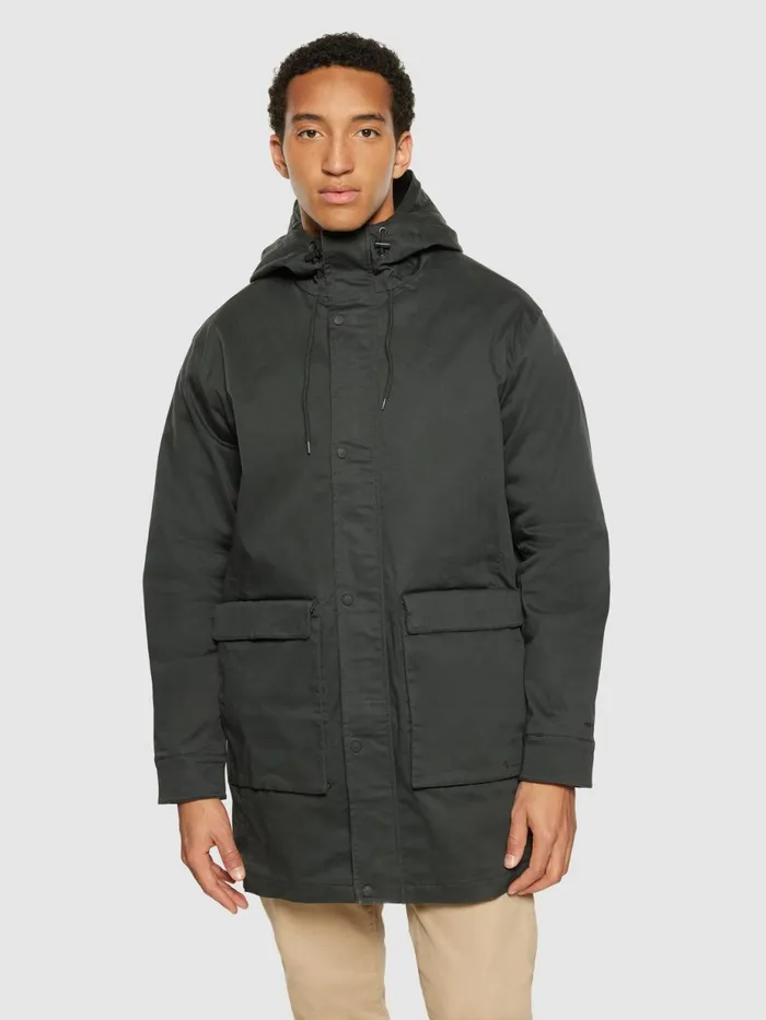 KnowledgeCotton Apparel Jackets And Vests Canvas Casual Long Jacket Gots 8211 Men KnowledgeCotton Apparel Jackets And Vests Canvas Casual Long Jacket Gots 8211 Men