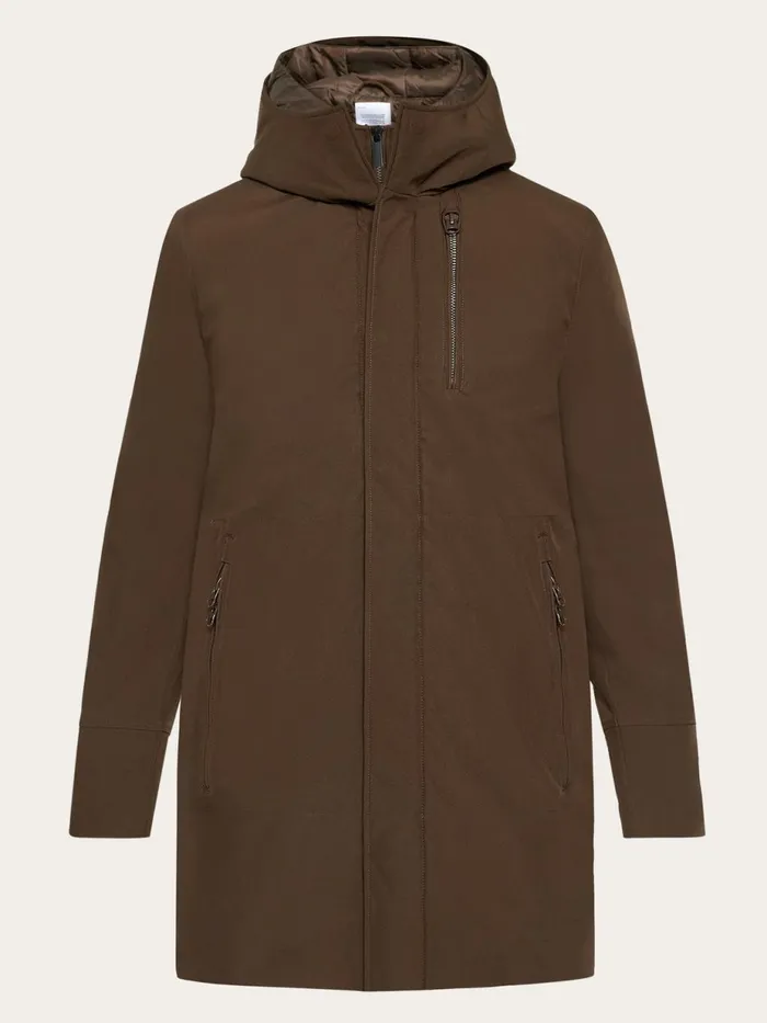 KnowledgeCotton Apparel Jackets And Vests Long Soft Shell Jacket CLIMATE SHELL Demitasse brown 8211 Men KnowledgeCotton Apparel Jackets And Vests Long Soft Shell Jacket CLIMATE SHELL Demitasse brown 8211 Men