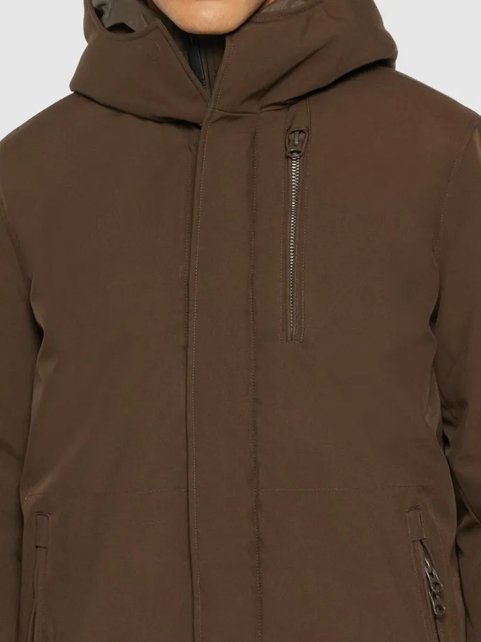 KnowledgeCotton Apparel Jackets And Vests Long Soft Shell Jacket CLIMATE SHELL Demitasse brown 8211 Men KnowledgeCotton Apparel Jackets And Vests Long Soft Shell Jacket CLIMATE SHELL Demitasse brown 8211 Men