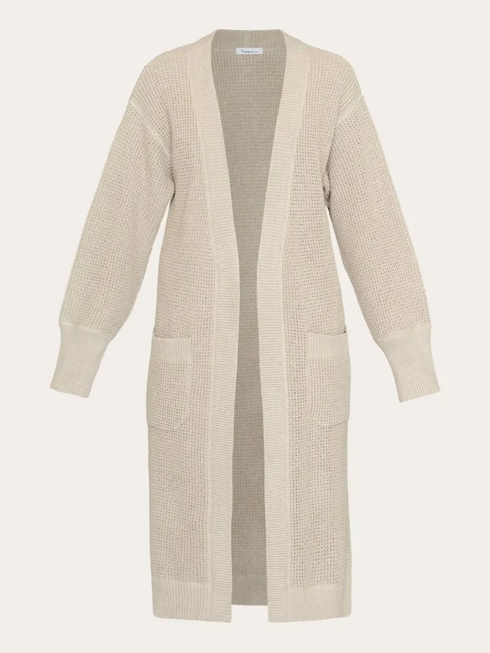 KnowledgeCotton Apparel Knits Cardigan Mixed Yarns Light Knit Ocsvegan 8211 Women