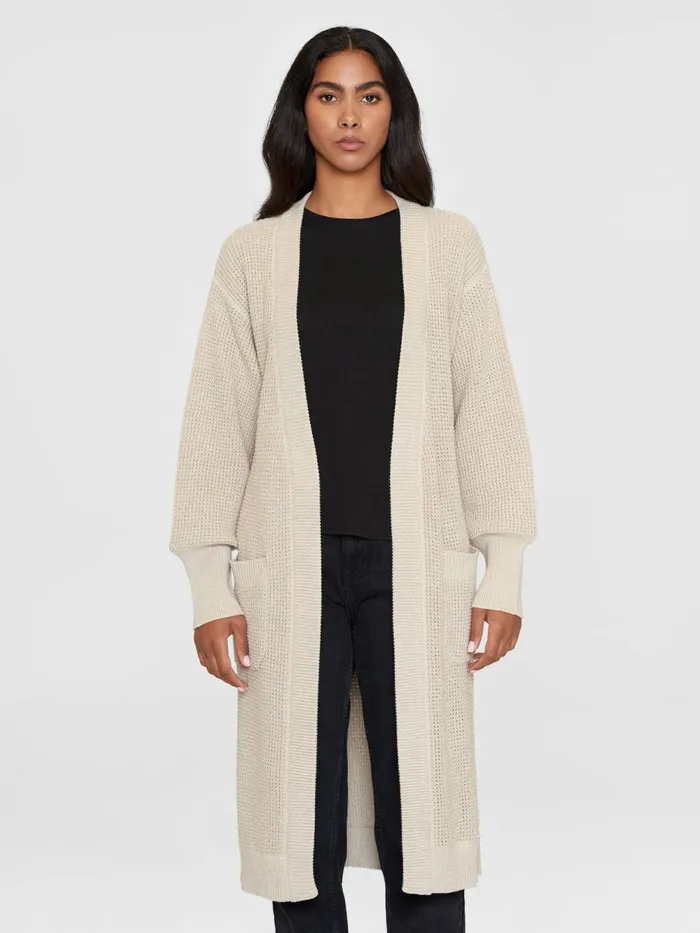 KnowledgeCotton Apparel Knits Cardigan Mixed Yarns Light Knit Ocsvegan 8211 Women