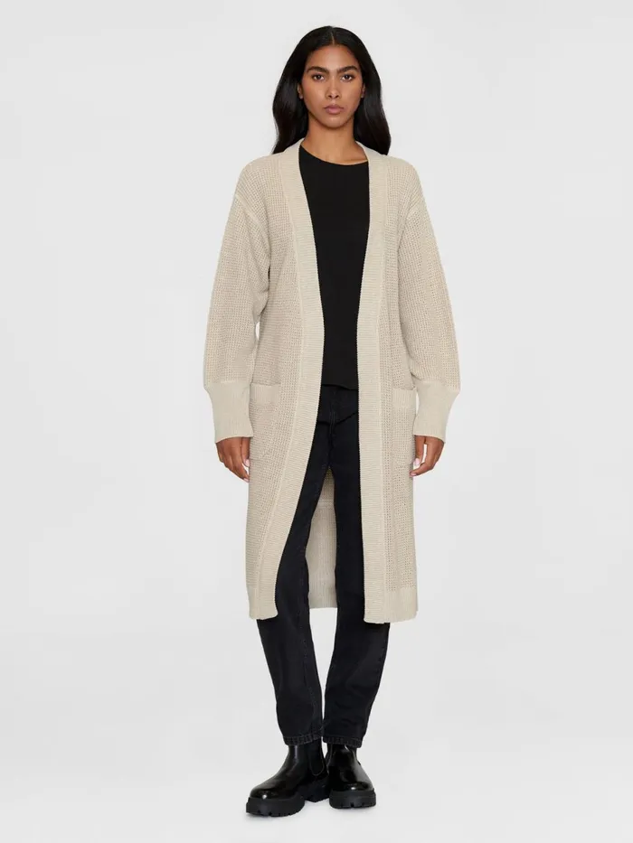 KnowledgeCotton Apparel Knits Cardigan Mixed Yarns Light Knit Ocsvegan 8211 Women