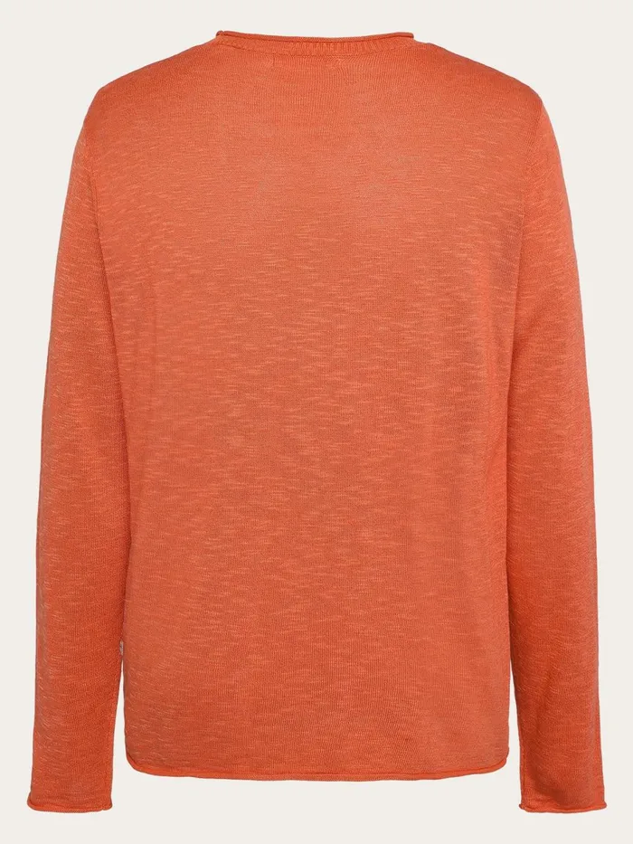 KnowledgeCotton Apparel Knits Crew Neck Knit Tencel Langoustino 8211 Men KnowledgeCotton Apparel Knits Crew Neck Knit Tencel Langoustino 8211 Men