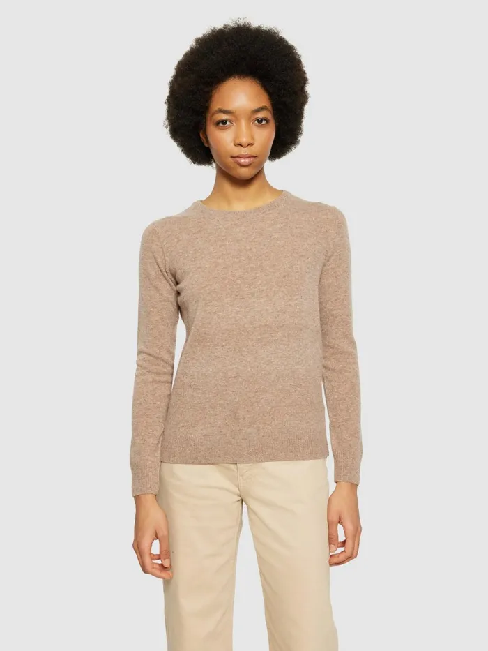 KnowledgeCotton Apparel Knits Lambswool Crew Neck Kelp Melange 8211 Women KnowledgeCotton Apparel Knits Lambswool Crew Neck Kelp Melange 8211 Women
