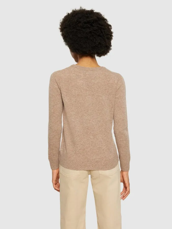 KnowledgeCotton Apparel Knits Lambswool Crew Neck Kelp Melange 8211 Women KnowledgeCotton Apparel Knits Lambswool Crew Neck Kelp Melange 8211 Women