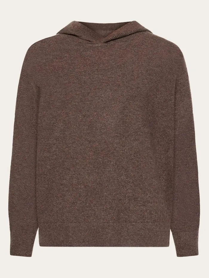 KnowledgeCotton Apparel Knits Lambswool Hood Knit Rws 8211 Women