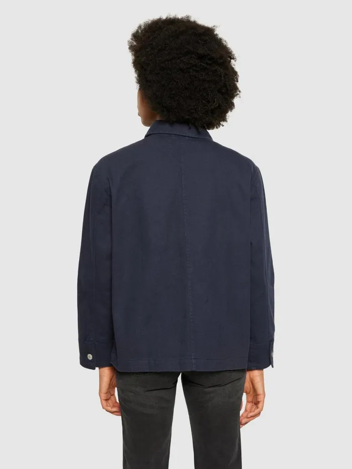 KnowledgeCotton Apparel Overshirts Twill Workwear Jacket Gotsvegan 8211 Women KnowledgeCotton Apparel Overshirts Twill Workwear Jacket Gotsvegan 8211 Women