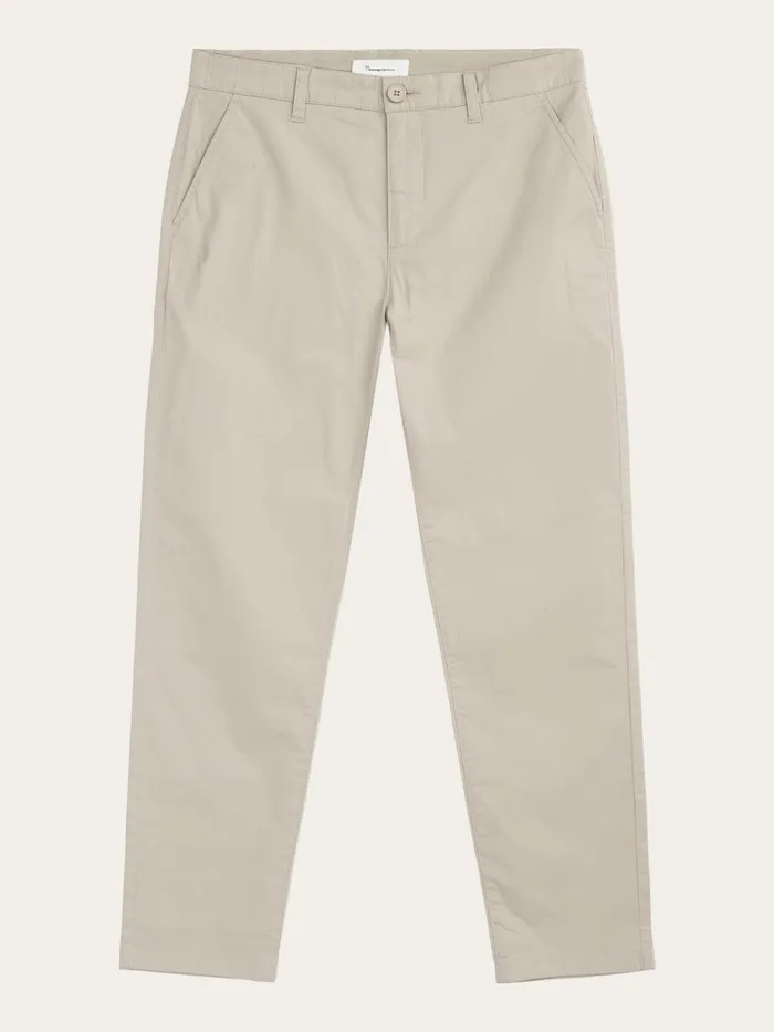 KnowledgeCotton Apparel Pants CHUCK Regular Chino Poplin Pant Light Feather Gray 8211 Men KnowledgeCotton Apparel Pants CHUCK Regular Chino Poplin Pant Light Feather Gray 8211 Men