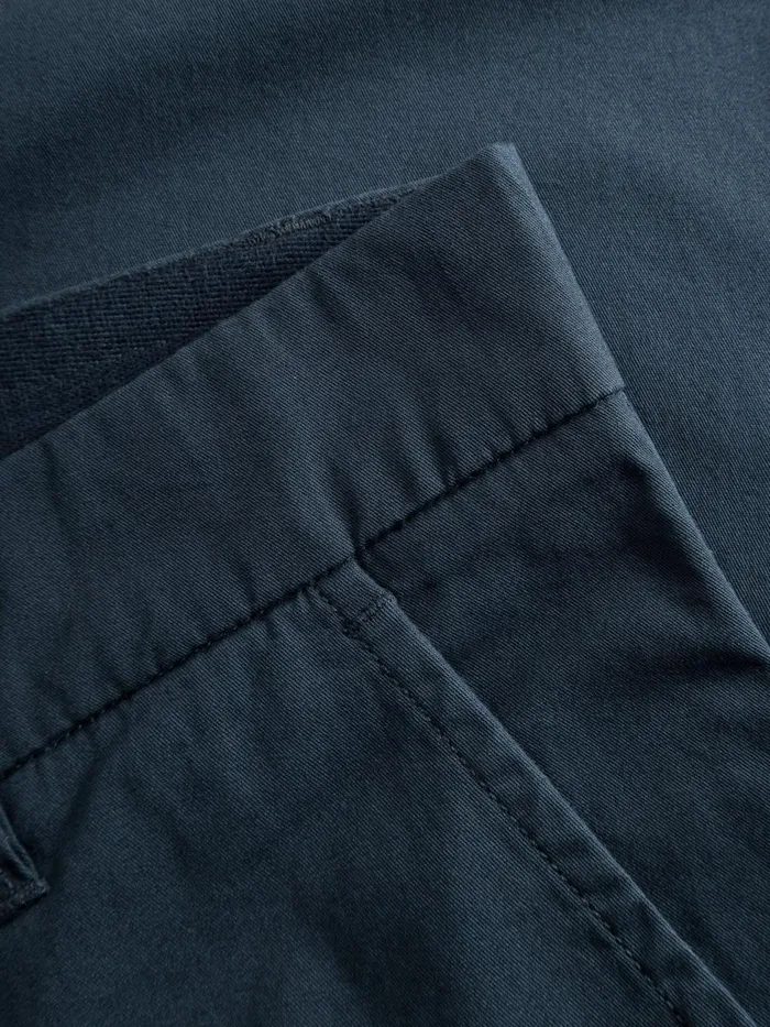 KnowledgeCotton Apparel Pants CHUCK Regular Chino Poplin Pant Total Eclipse 8211 Men
