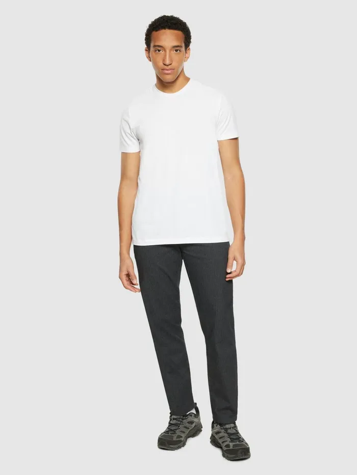 KnowledgeCotton Apparel Pants CHUCK Regular Flannel Herringbone Chinos Gotsvegan 8211 Men