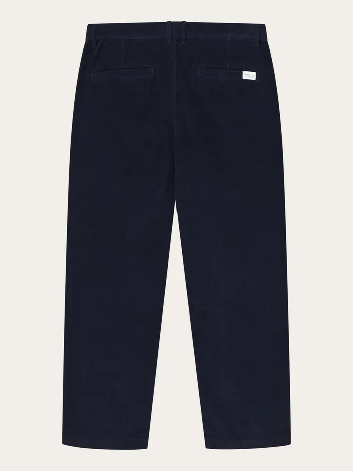 KnowledgeCotton Apparel Pants FLINT Wide Corduroy Chino Pants Night Sky 8211 Men KnowledgeCotton Apparel Pants FLINT Wide Corduroy Chino Pants Night Sky 8211 Men