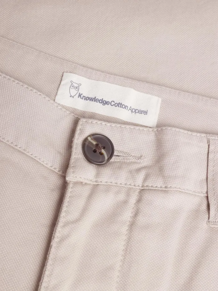 KnowledgeCotton Apparel Pants IRIS Mom Midrise Canvas Pique Chino Gotsvegan 8211 Women