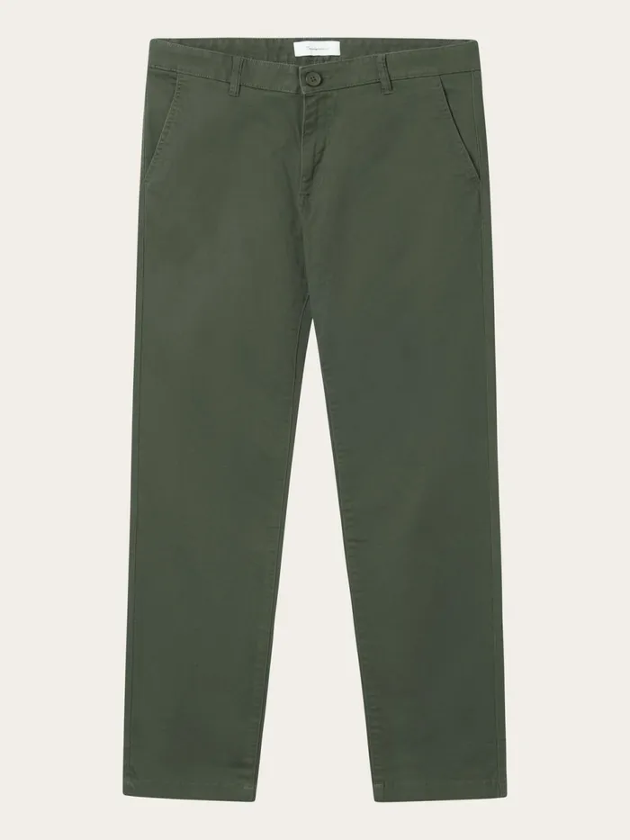 KnowledgeCotton Apparel Pants LUCA Slim Twill Chino Pants Forrest Night 8211 Men KnowledgeCotton Apparel Pants LUCA Slim Twill Chino Pants Forrest Night 8211 Men
