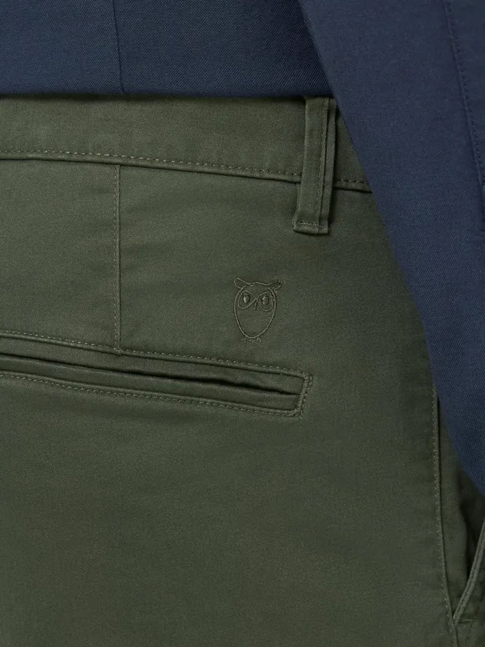 KnowledgeCotton Apparel Pants LUCA Slim Twill Chino Pants Forrest Night 8211 Men KnowledgeCotton Apparel Pants LUCA Slim Twill Chino Pants Forrest Night 8211 Men