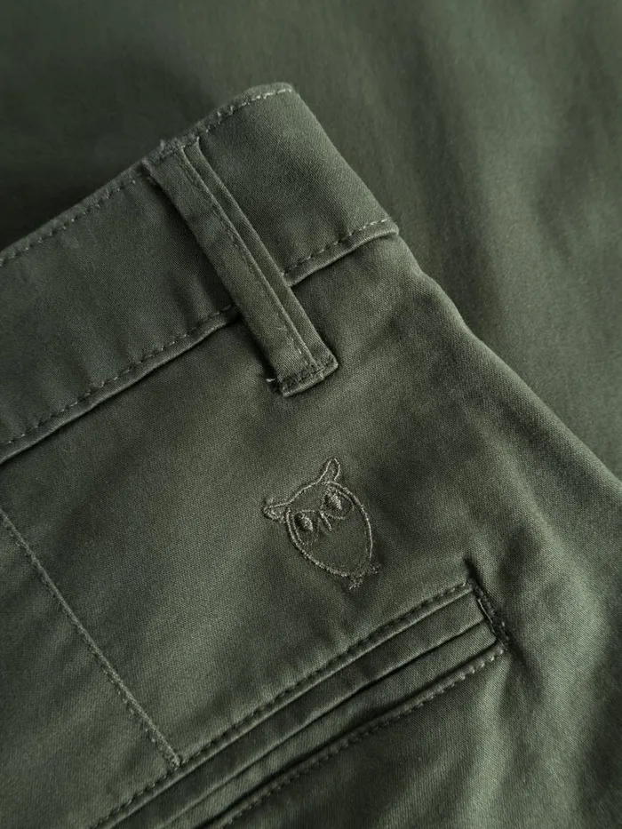KnowledgeCotton Apparel Pants LUCA Slim Twill Chino Pants Forrest Night 8211 Men KnowledgeCotton Apparel Pants LUCA Slim Twill Chino Pants Forrest Night 8211 Men