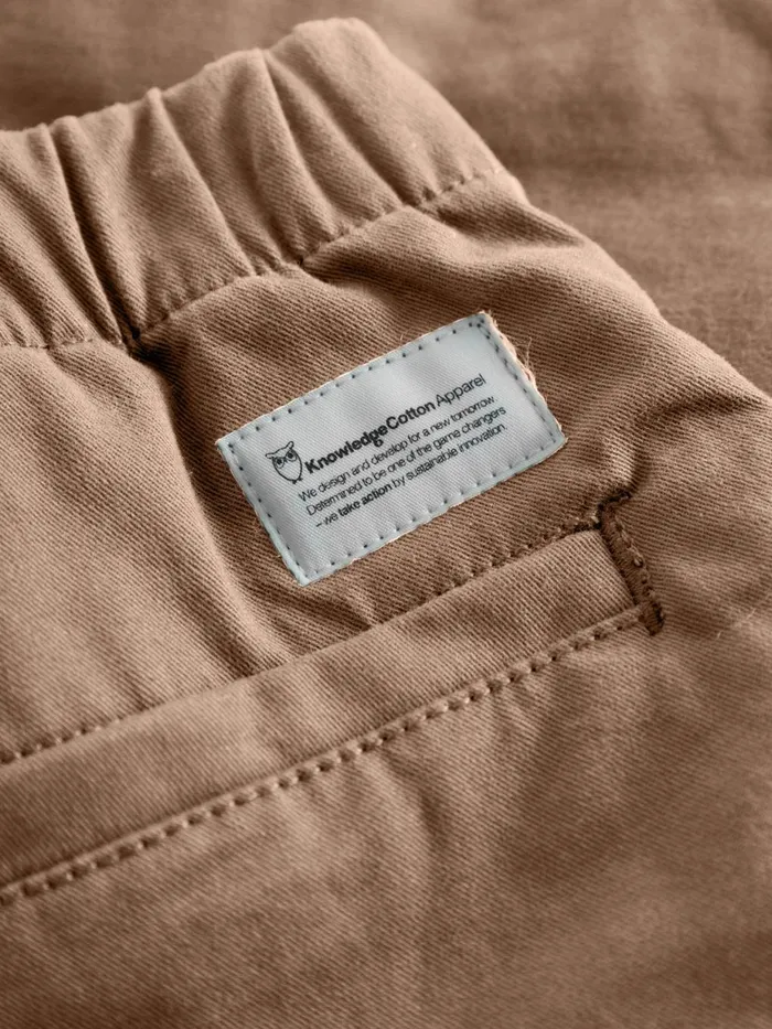 KnowledgeCotton Apparel Shorts Baggy Twill Shorts Belt Details Tuffet 8211 Kids