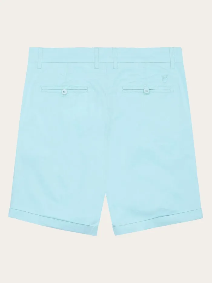 KnowledgeCotton Apparel Shorts CHUCK Regular Chino Poplin Shorts Aquaesque 8211 Men KnowledgeCotton Apparel Shorts CHUCK Regular Chino Poplin Shorts Aquaesque 8211 Men