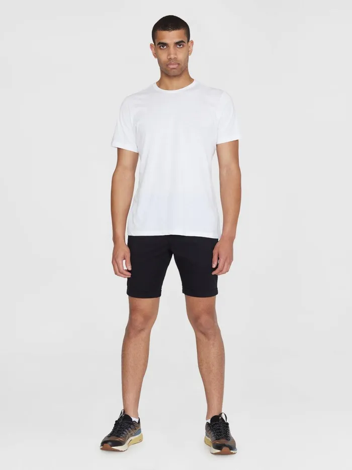 KnowledgeCotton Apparel Shorts CHUCK Regular Chino Poplin Shorts Black Jet 8211 Men KnowledgeCotton Apparel Shorts CHUCK Regular Chino Poplin Shorts Black Jet 8211 Men