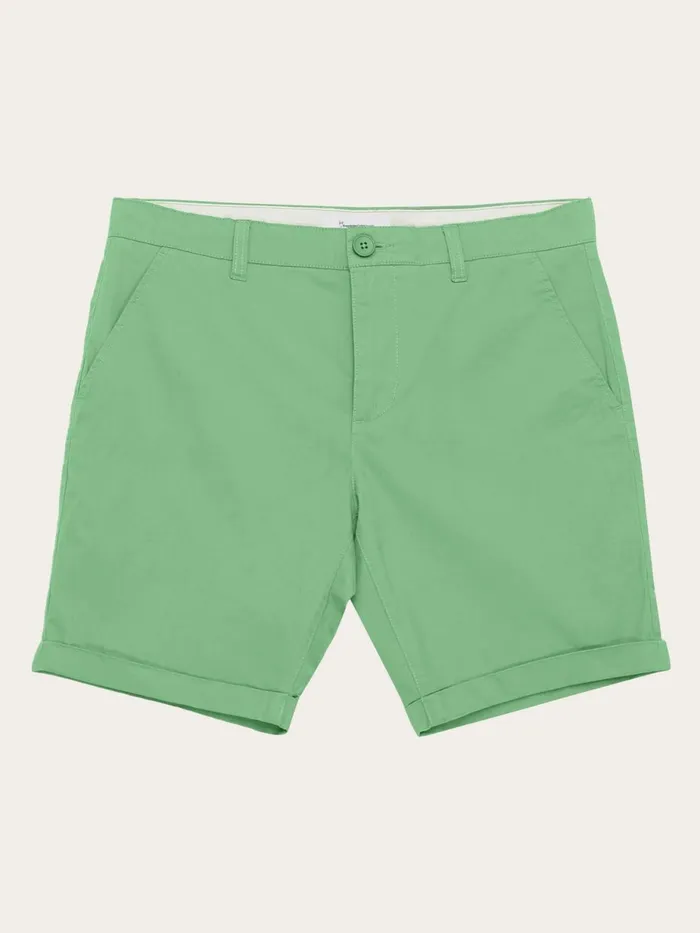 KnowledgeCotton Apparel Shorts CHUCK Regular Chino Poplin Shorts Shale Green 8211 Men KnowledgeCotton Apparel Shorts CHUCK Regular Chino Poplin Shorts Shale Green 8211 Men