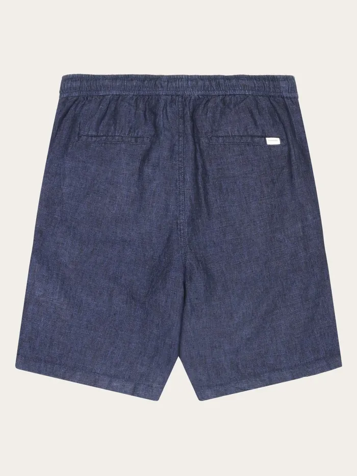 KnowledgeCotton Apparel Shorts Loose Linen Shorts Yarndyed 8211 Men KnowledgeCotton Apparel Shorts Loose Linen Shorts Yarndyed 8211 Men