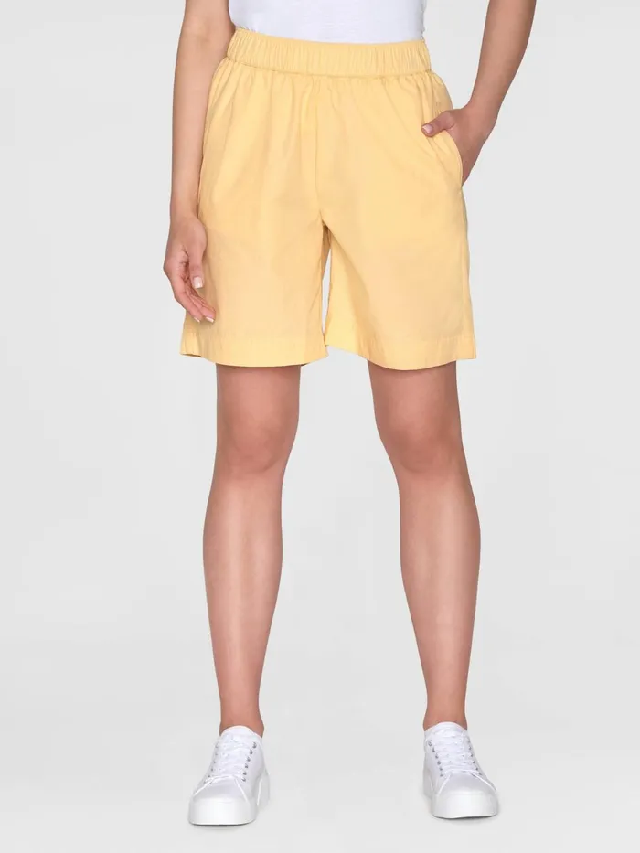 KnowledgeCotton Apparel Shorts Poplin Bermuda Shorts Impala 8211 Women