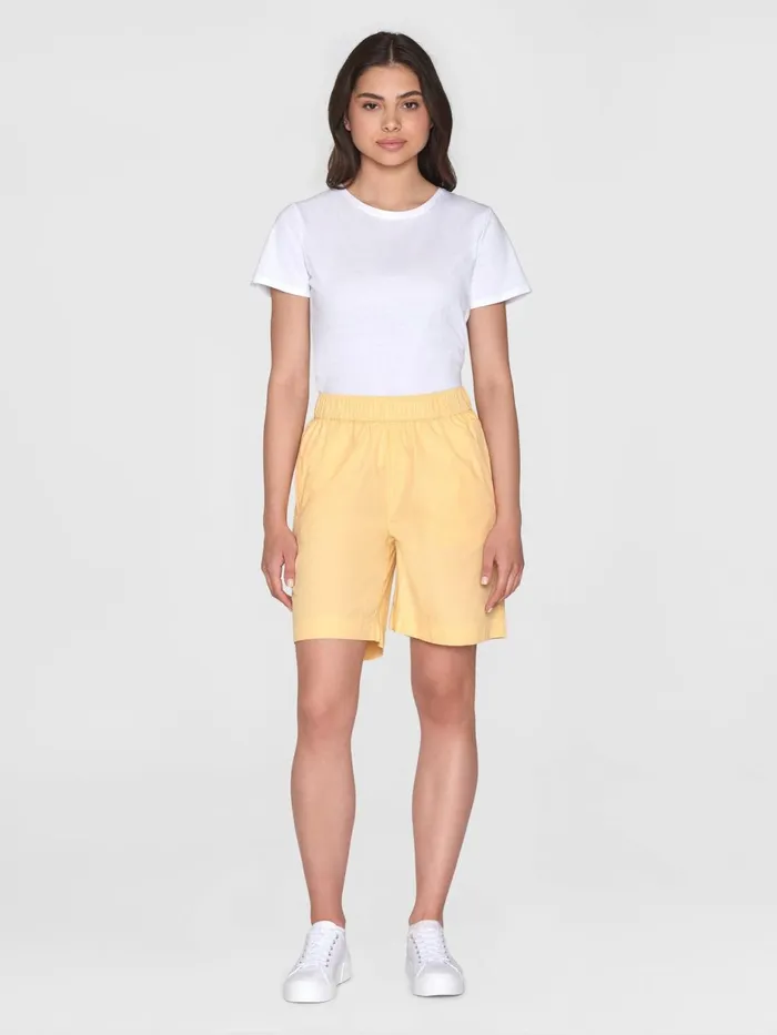 KnowledgeCotton Apparel Shorts Poplin Bermuda Shorts Impala 8211 Women