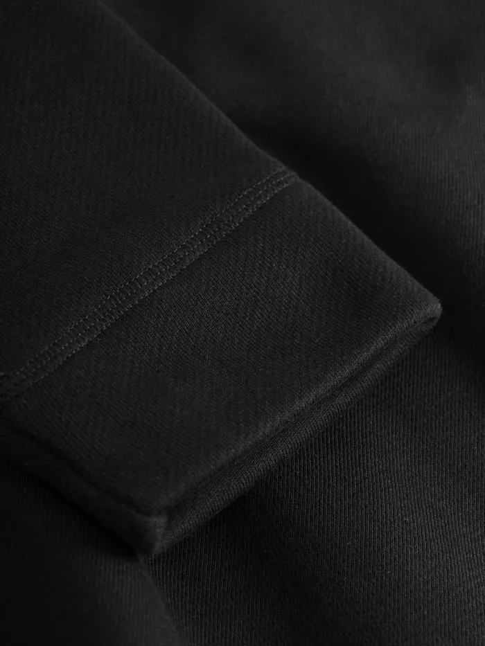 KnowledgeCotton Apparel Sweatshirts Half Zip Heavy Sweat Black Jet 8211 Women KnowledgeCotton Apparel Sweatshirts Half Zip Heavy Sweat Black Jet 8211 Women