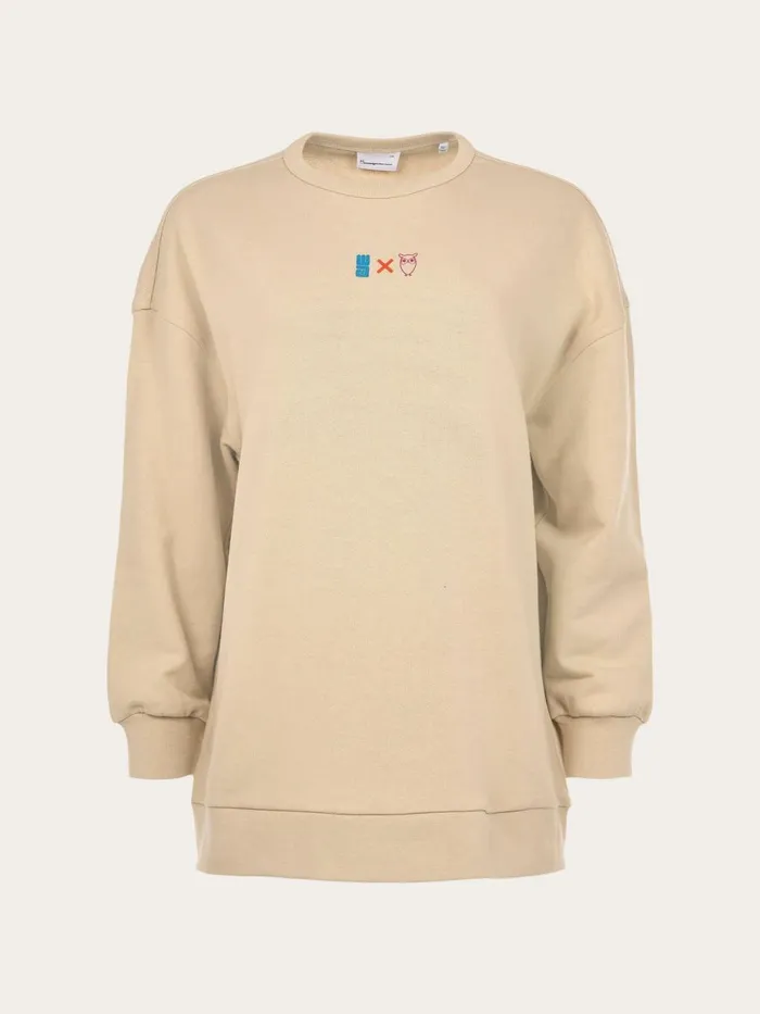 KnowledgeCotton Apparel Sweatshirts WATERAID Big Logo Oversize Sweat Safari 8211 Women KnowledgeCotton Apparel Sweatshirts WATERAID Big Logo Oversize Sweat Safari 8211 Women