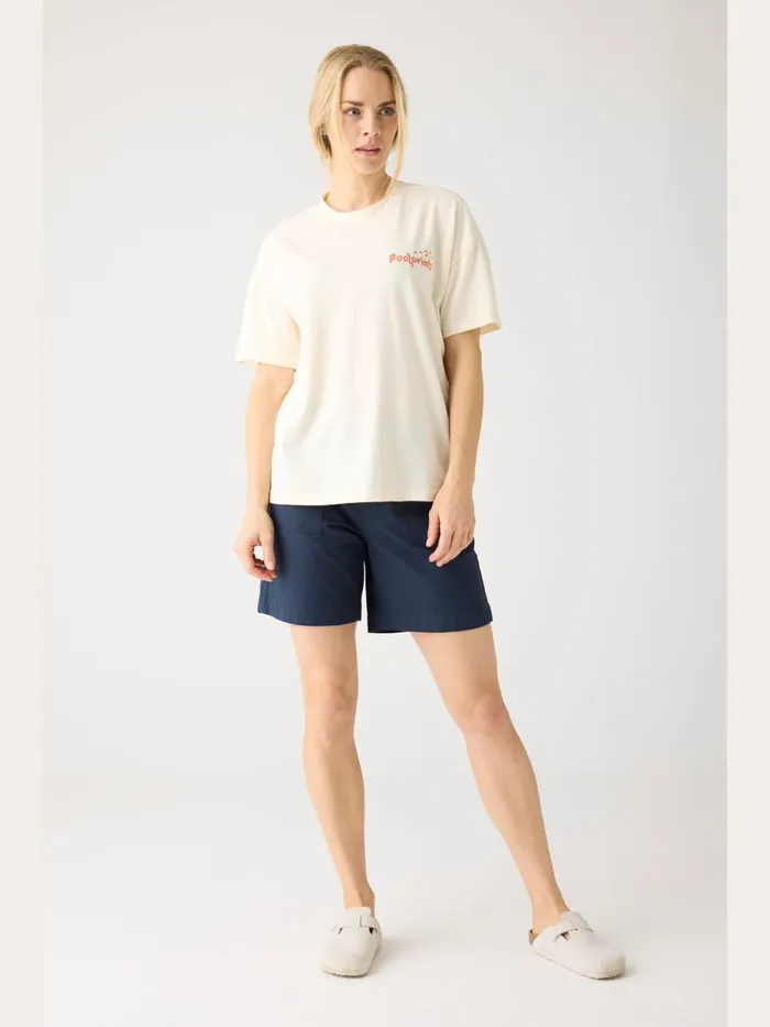 KnowledgeCotton Apparel TShirts And Tops GRAPHIC Tshirt Regenerative Organic Certified 8211 Women