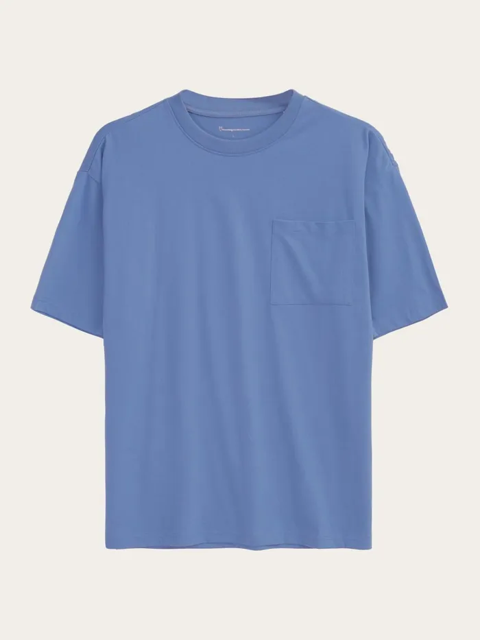 KnowledgeCotton Apparel TShirts Loose Fit Heavy Single Tshirt Ocsvegan 8211 Men