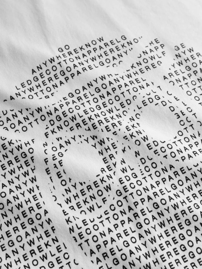 KnowledgeCotton Apparel TShirts Regular Fit Owl Chest Print Bright White 8211 Men KnowledgeCotton Apparel TShirts Regular Fit Owl Chest Print Bright White 8211 Men