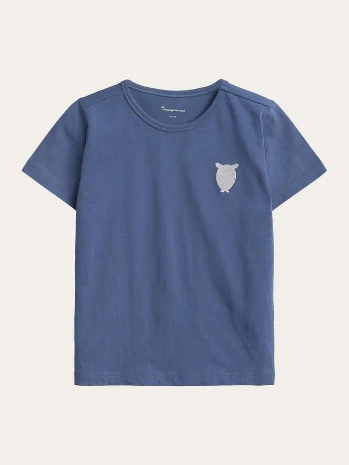 KnowledgeCotton Apparel TShirts Regular Short Sleeve Heavy Single With Embr At Chest Tshirt Gotsvegan 8211 Kids KnowledgeCotton Apparel TShirts Regular Short Sleeve Heavy Single With Embr At Chest Tshirt Gotsvegan 8211 Kids