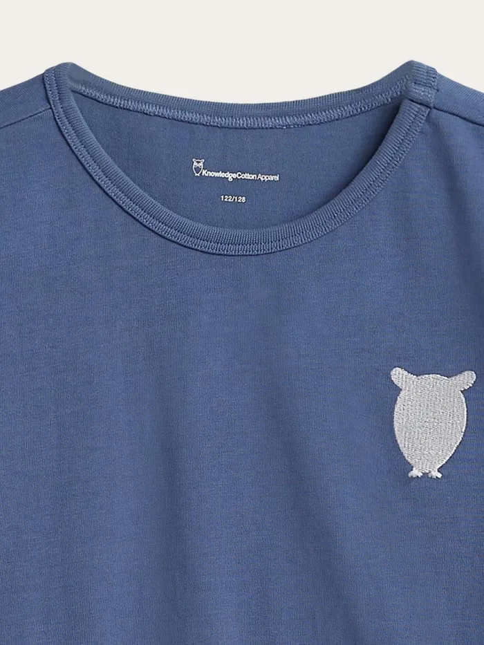 KnowledgeCotton Apparel TShirts Regular Short Sleeve Heavy Single With Embr At Chest Tshirt Gotsvegan 8211 Kids KnowledgeCotton Apparel TShirts Regular Short Sleeve Heavy Single With Embr At Chest Tshirt Gotsvegan 8211 Kids
