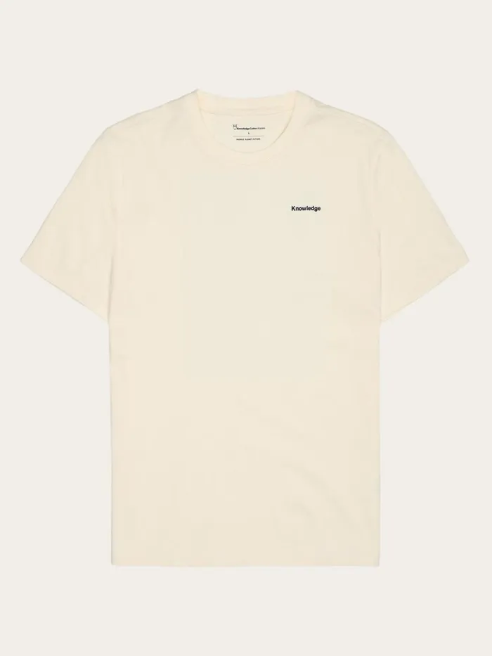 KnowledgeCotton Apparel TShirts Regular Single Jersey Hik Printed Tshirt Regenerative Organic Certified 8211 Men KnowledgeCotton Apparel TShirts Regular Single Jersey Hik Printed Tshirt Regenerative Organic Certified 8211 Men