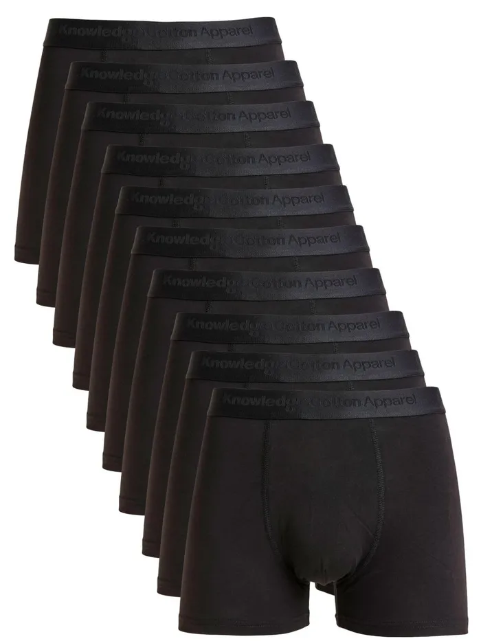 KnowledgeCotton Apparel Underwear And Socks 10pack Underwear Black Jet 8211 Men KnowledgeCotton Apparel Underwear And Socks 10pack Underwear Black Jet 8211 Men