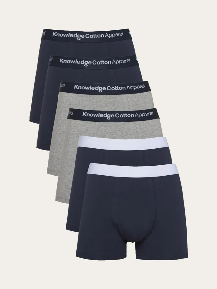 KnowledgeCotton Apparel Underwear And Socks 6 Pack Underwear Total Eclipse 8211 Men KnowledgeCotton Apparel Underwear And Socks 6 Pack Underwear Total Eclipse 8211 Men
