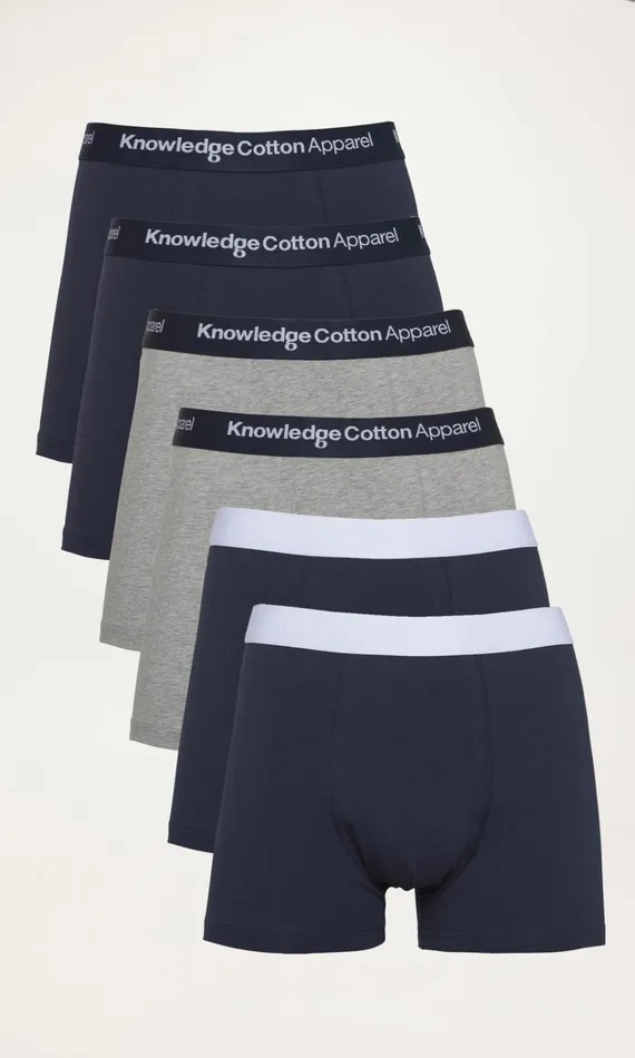 KnowledgeCotton Apparel Underwear And Socks 6 Pack Underwear Total Eclipse 8211 Men KnowledgeCotton Apparel Underwear And Socks 6 Pack Underwear Total Eclipse 8211 Men
