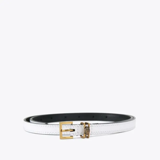 Kurt Geiger Belts Shoreditch Belt White 8211 Women